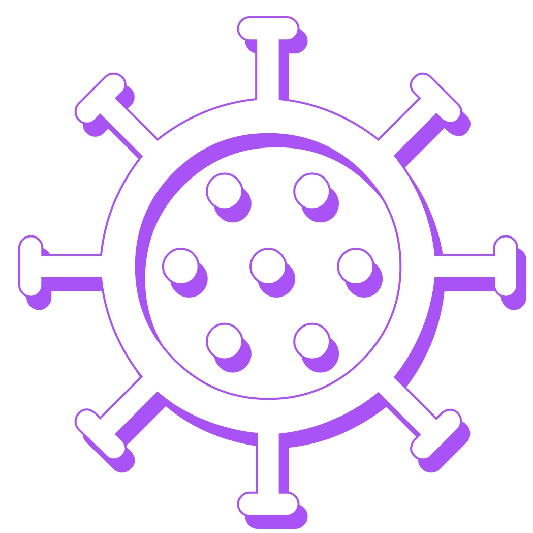 Illustration eines Virus