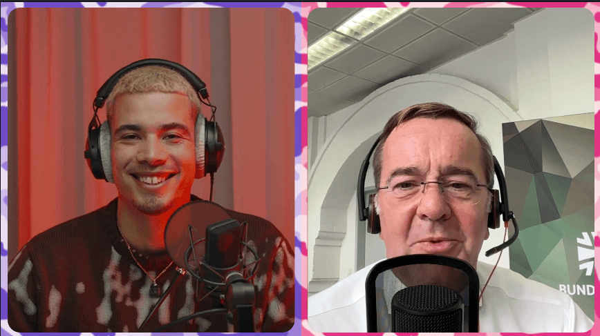 Link zum Artikel: Neue Podcastfolge mit Verteidigungsminister Boris Pistorius: Wehrdienst, Sicherheit, Generation Z – Ein Gespräch über die Fragen, die junge Menschen beschäftigen 