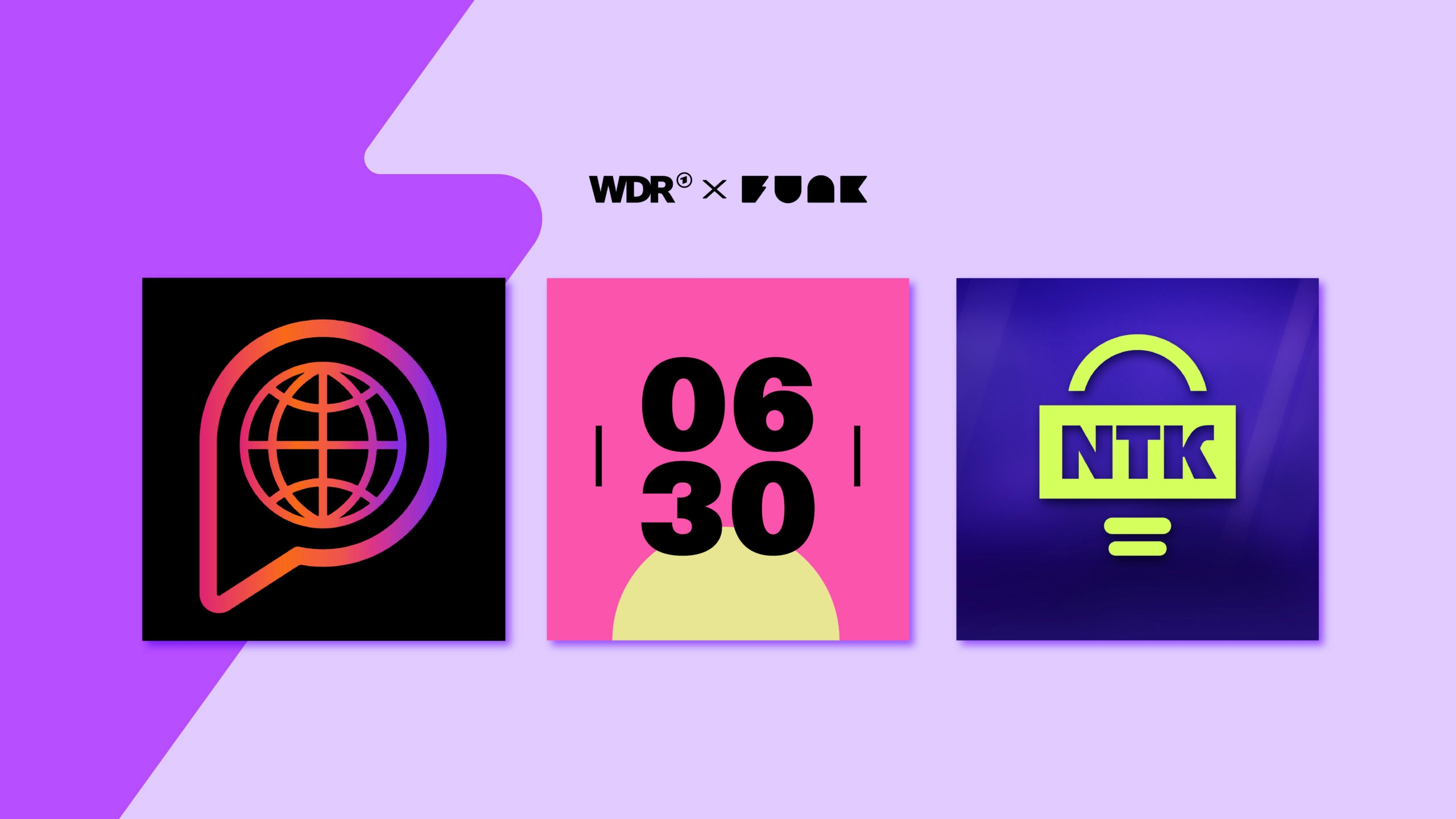 Link zum Artikel: Neuer WDR-funk-Newskosmos: 0630, PlanetPolitics und nicetoknow kooperieren mit funk