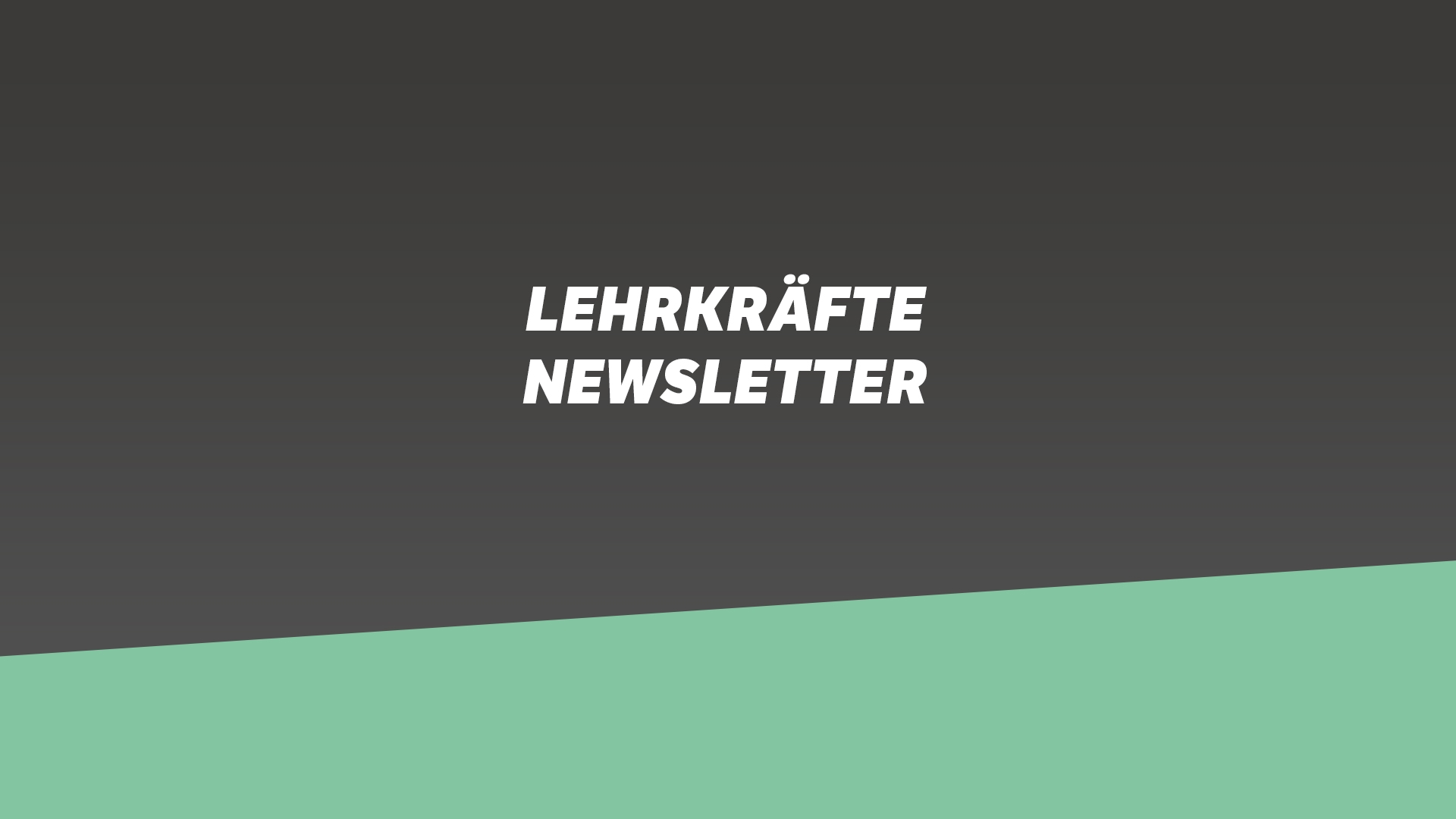 Link zum Artikel: Lehrkräfte Newsletter