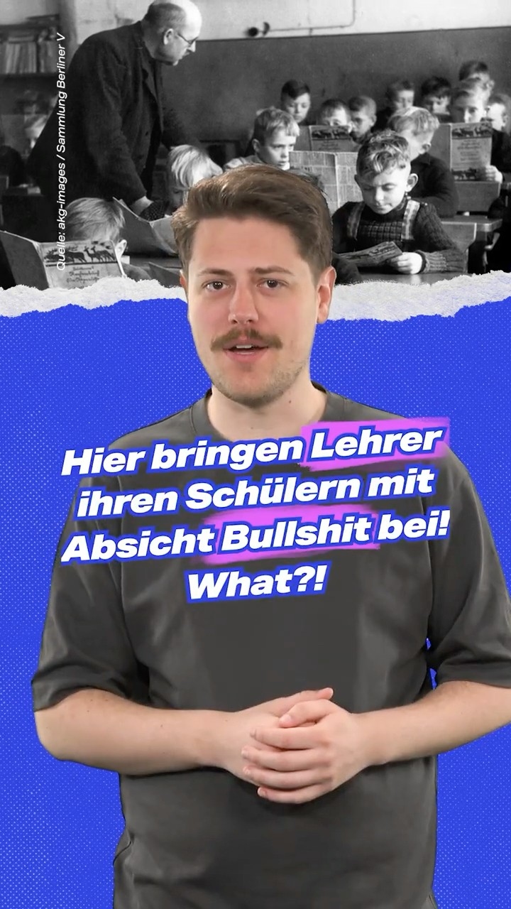 Hat euch ein/e Lehrer*in schon mal ne Meinung untergejubelt? #wahrso #geschichte