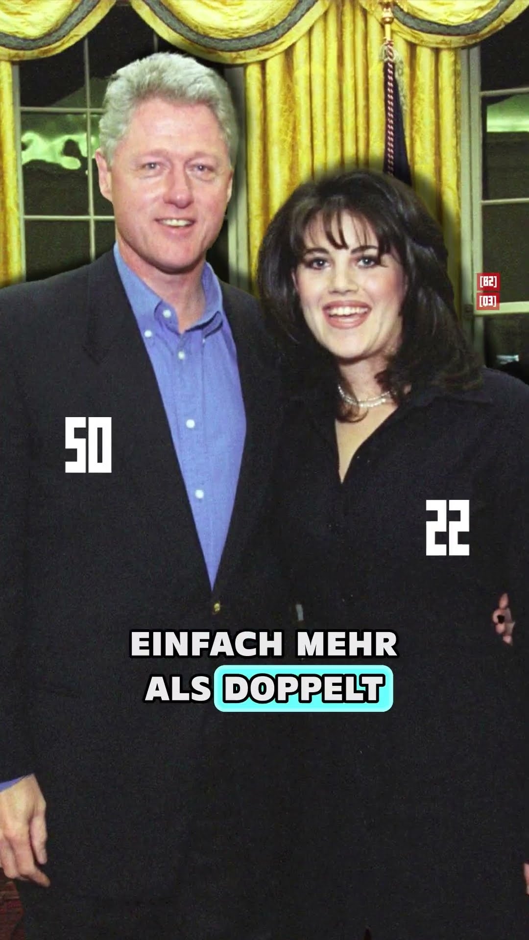 Praktikantin + US-Präsident?🧐 #monicalewinsky #USA #funk #derbiograph #zdfinfo