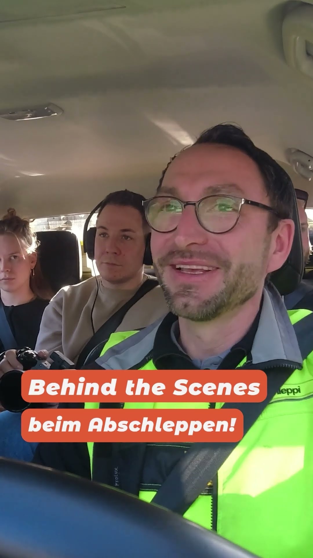 Behind the Scenes beim Abschleppen! ✅