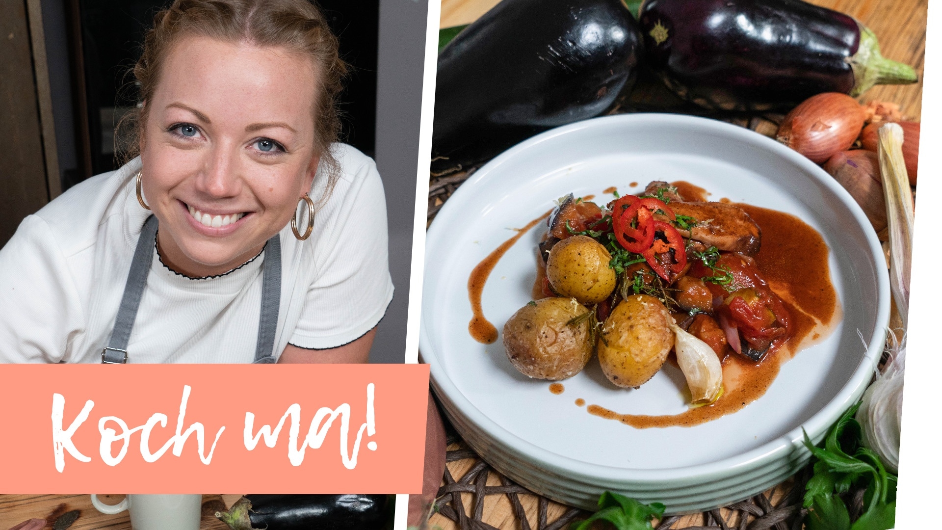 Kaninchen mit Ratatouille & Rosmarinkartoffeln | Koch ma!