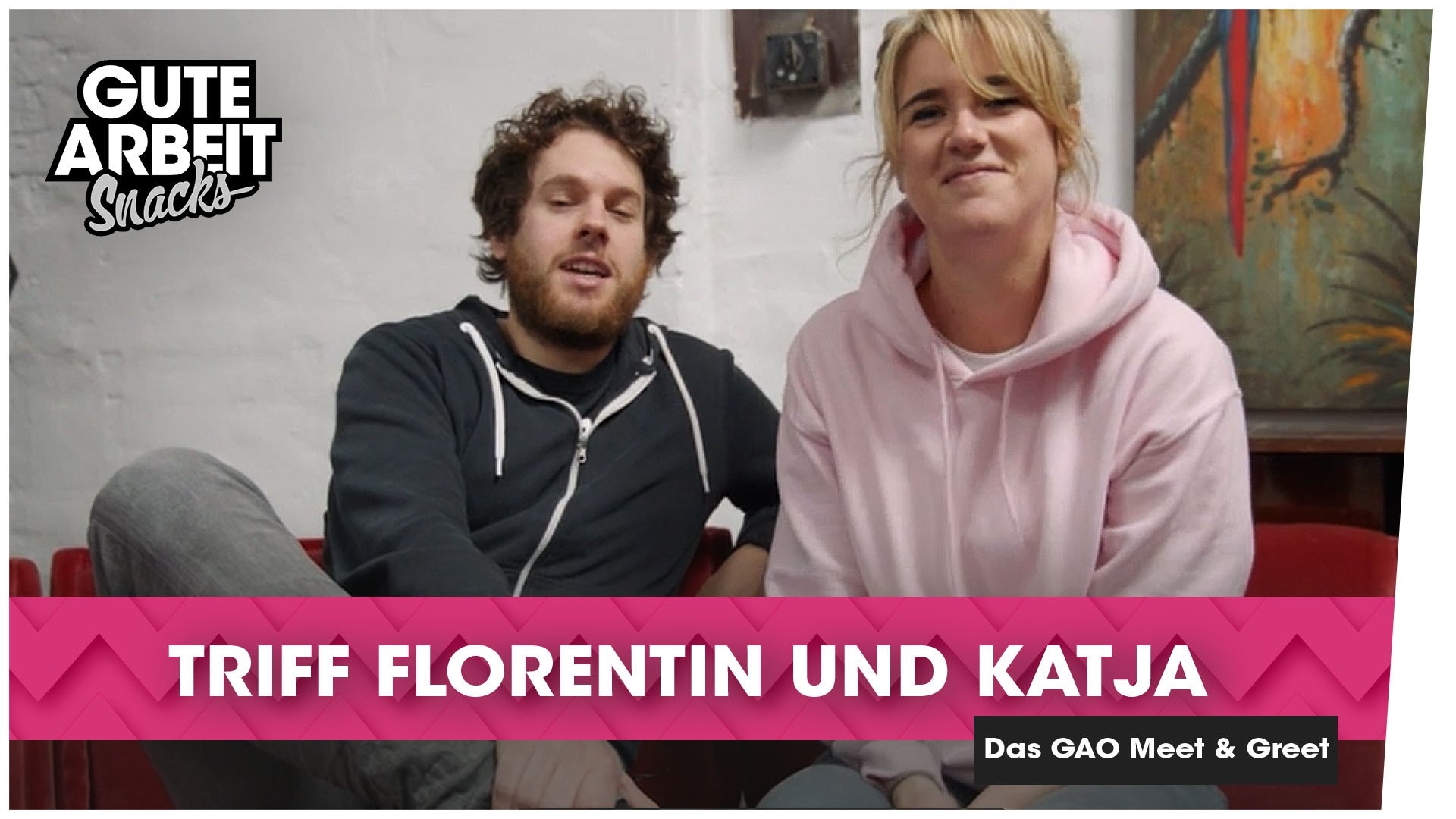 Triff Florentin und Katja - das GAO Meet & Greet | Gute Arbeit Originals