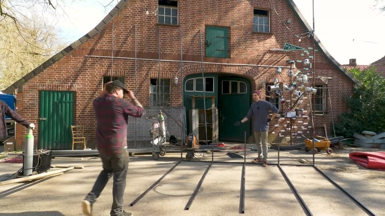 Monster Klettergerüst bauen | Outdoor Spielplatz im Kliemannsland