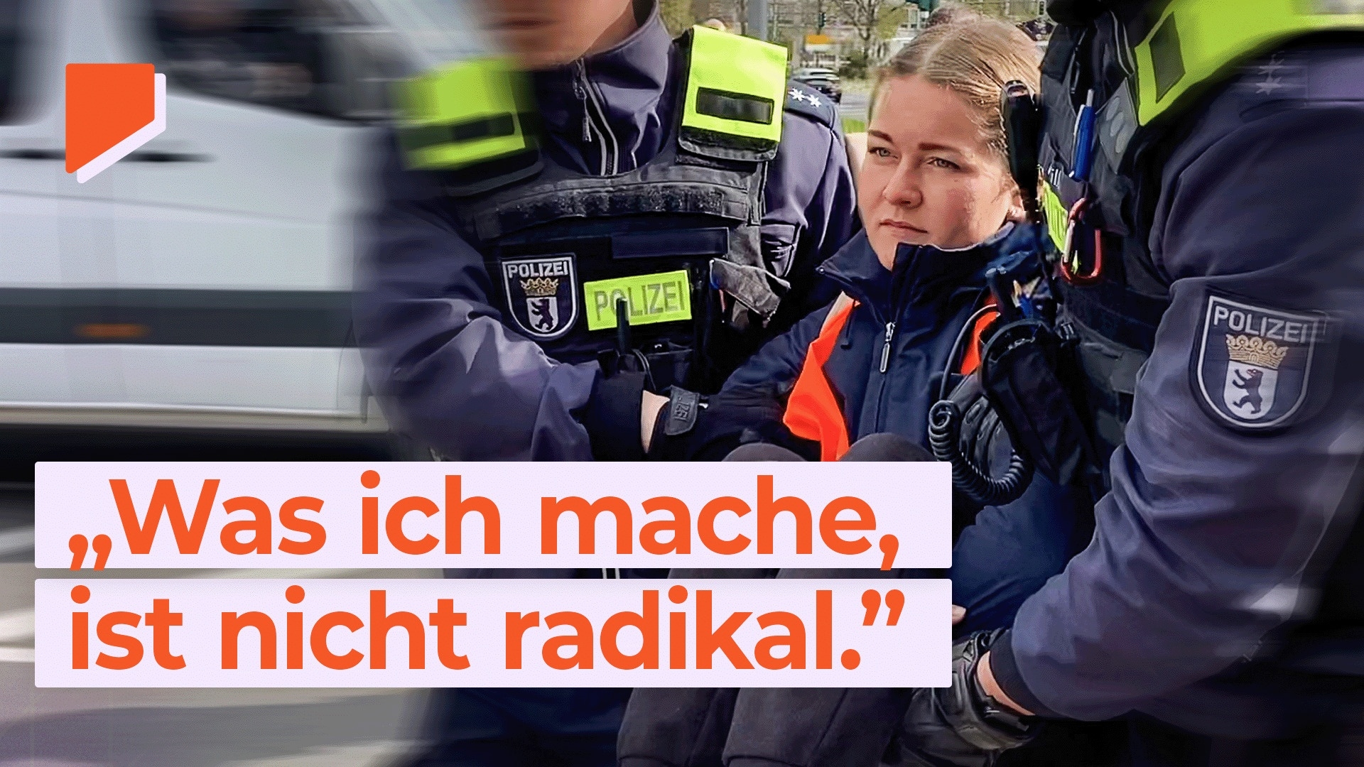 Letzte Generation: Kira (26) klebt sich auf die Straße