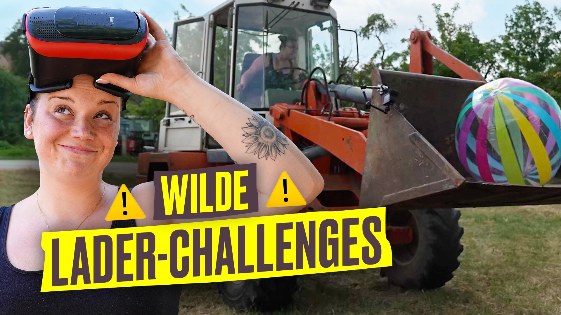 Echte Landwirtin stellt sich krassen Radlader-Challenges I Hundert Hektar Heimat