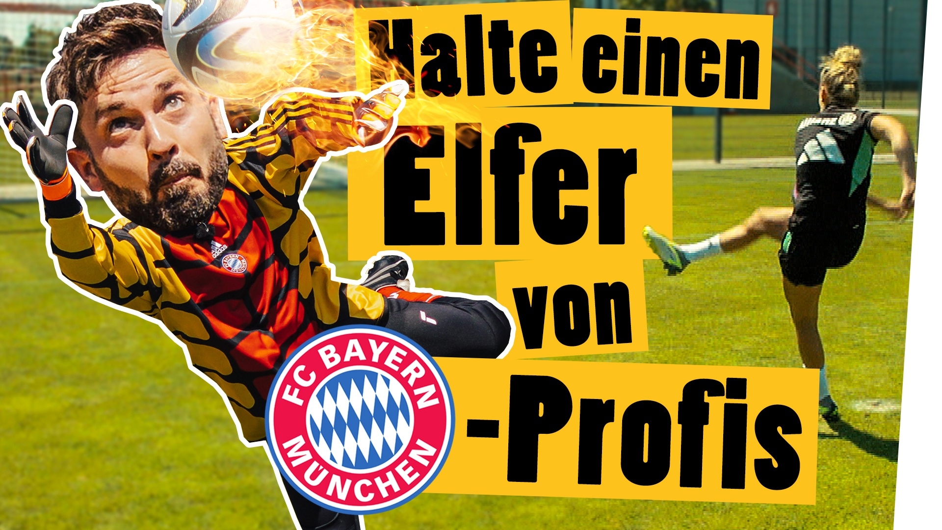 Halte einen Elfmeter von den FC Bayern München Frauen || Das schaffst du nie!