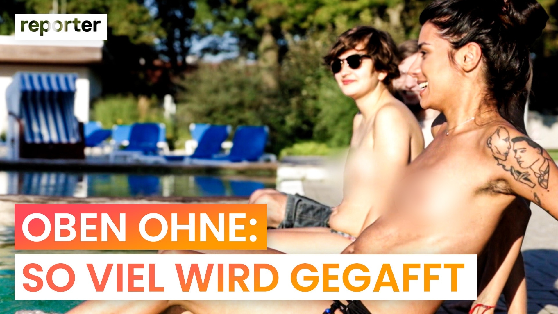 Wie ist es oben ohne im Freibad? | reporter