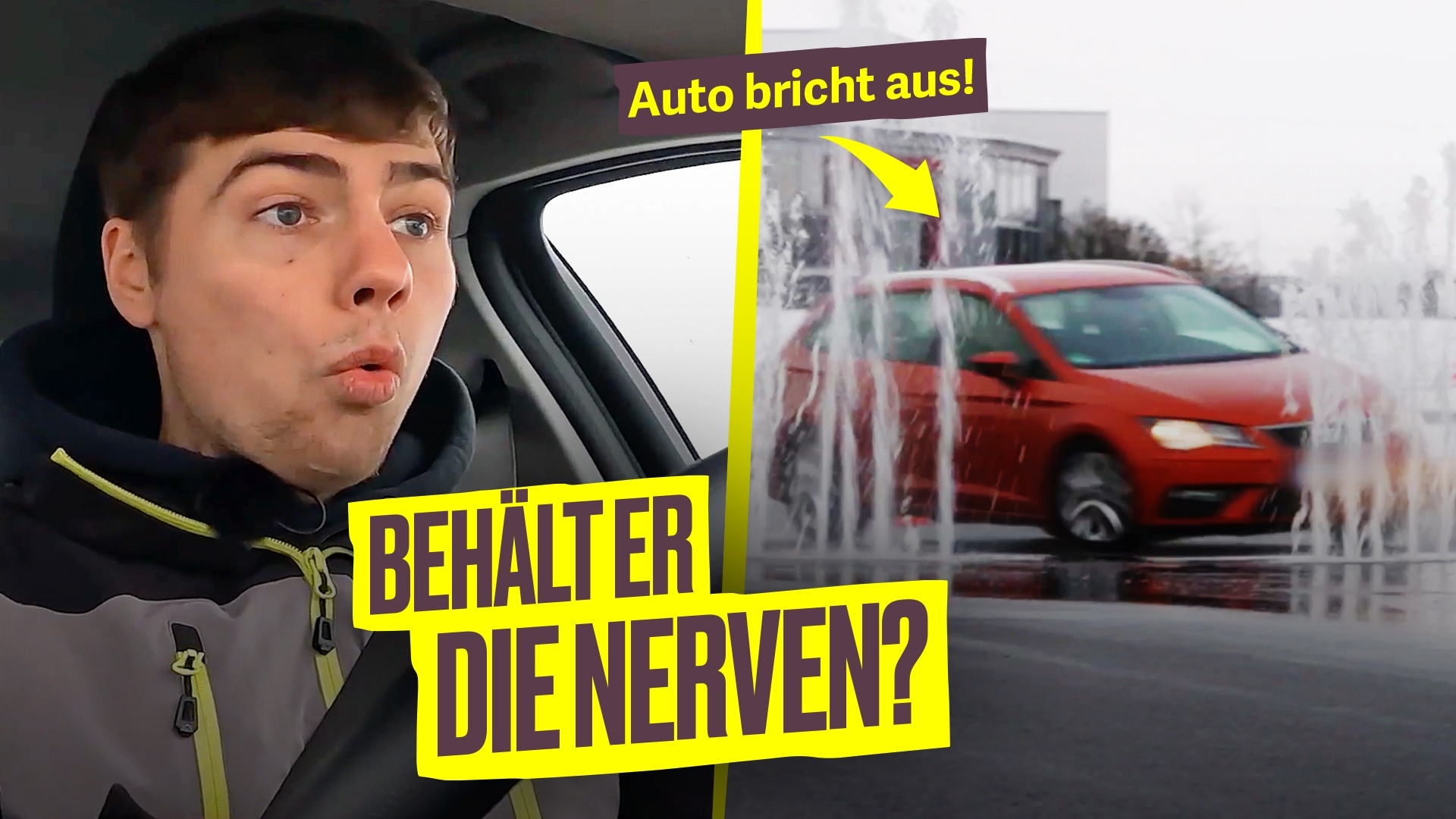 Adrenalin pur: Wenz beim Fahrsicherheitstraining I Hundert Hektar Heimat