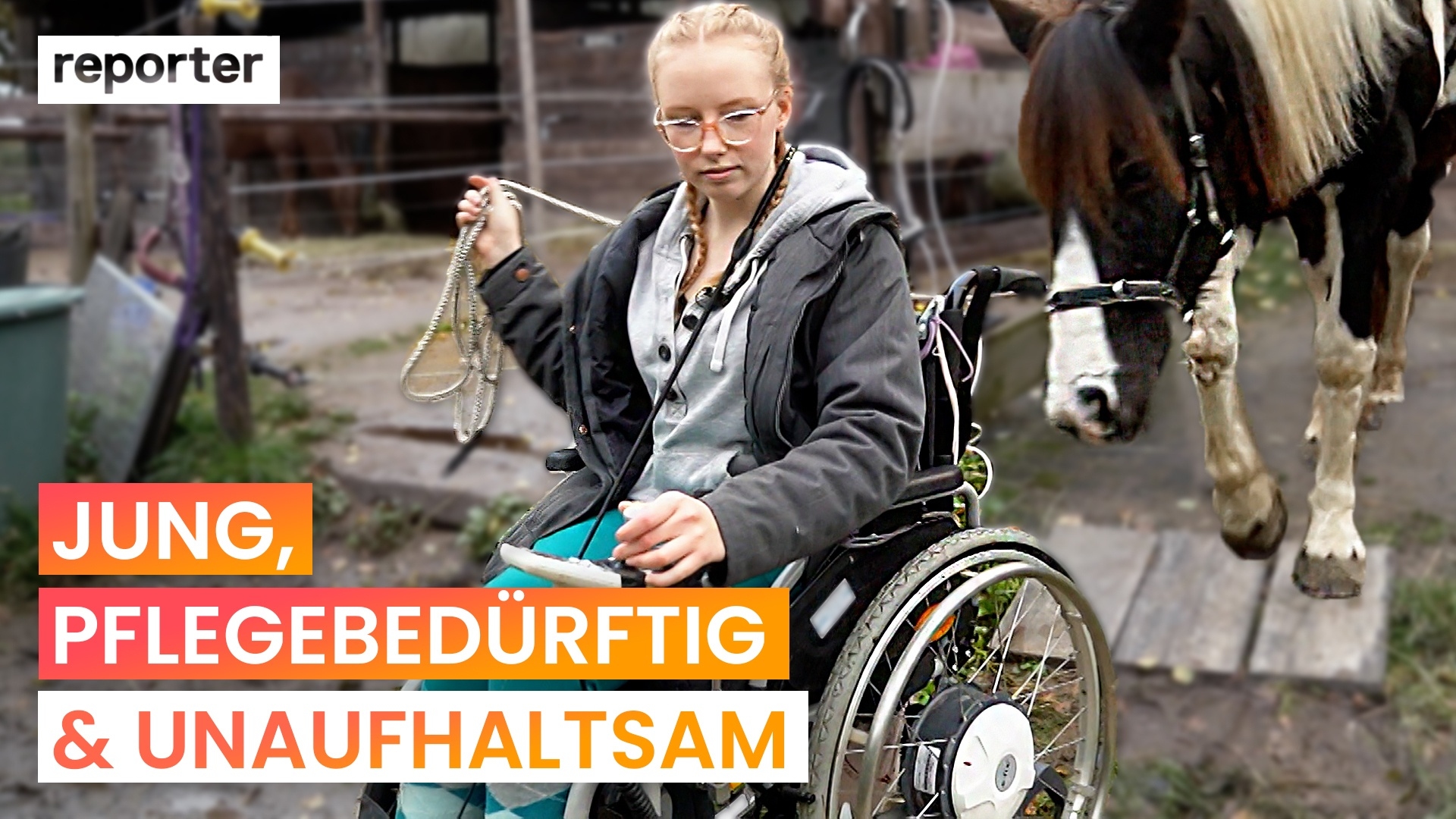 Ihr Weg zurück aufs Pferd: Melina (22) kämpft für ihr Glück | reporter