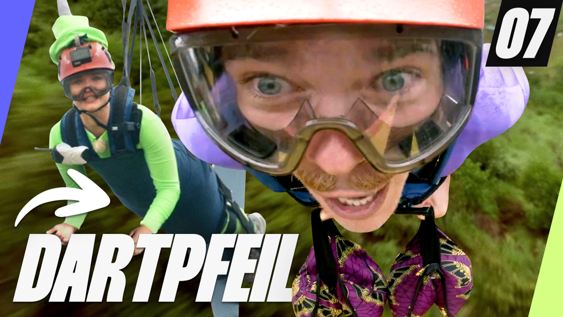 Mit 167km/h (!!!) als lebendige Dartpfeile fliegen (wer hält länger durch?) | Julia vs Joey | Folge 7