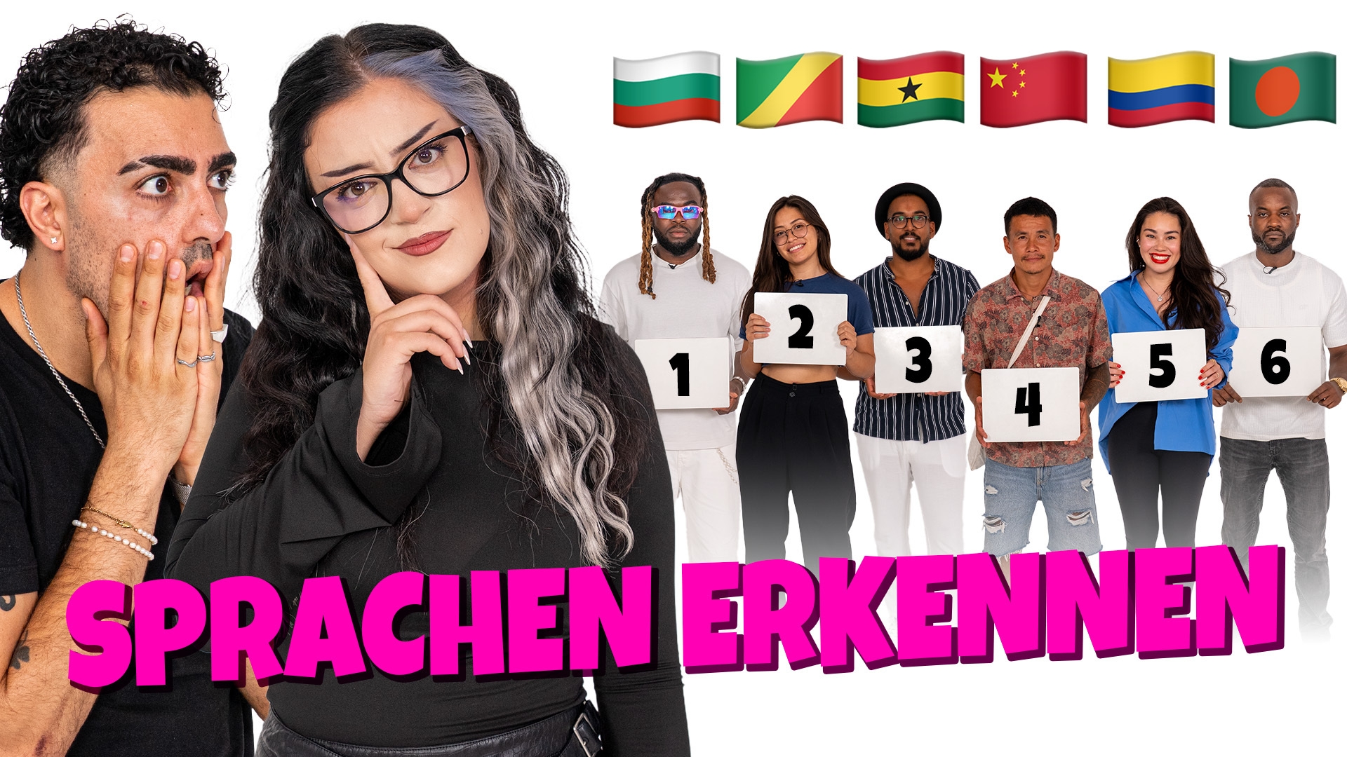 Sprache erkennen mit PARSHAD & BRKN 🤣🌍 Wer spricht was?
