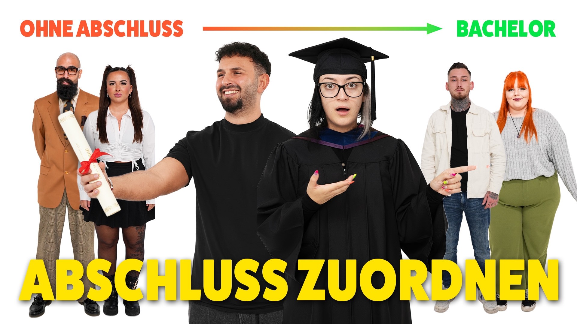 Bachelor, Realschule oder gar nix?! 😳 Parshad & Souf erraten Abschlüsse!