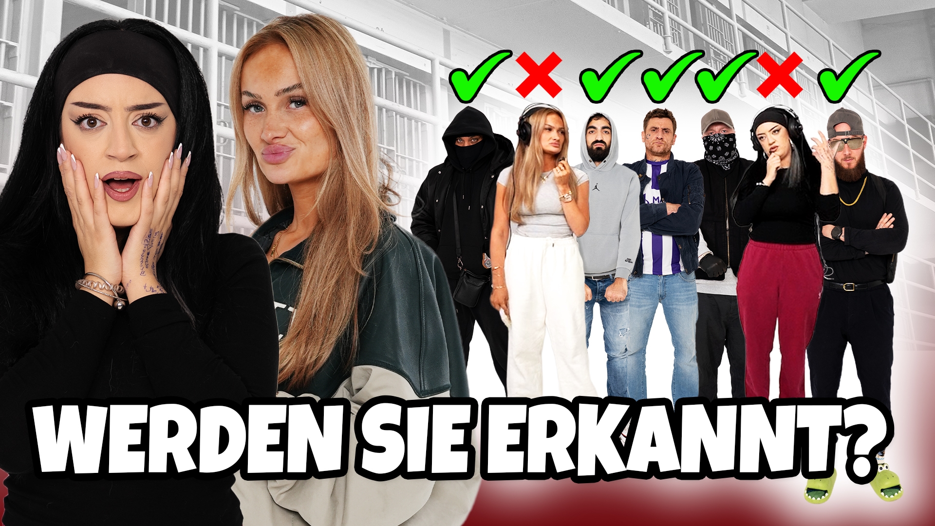 5 vs. 2 😳 Parshad & Luna getarnt als Ex-Häftlinge?!