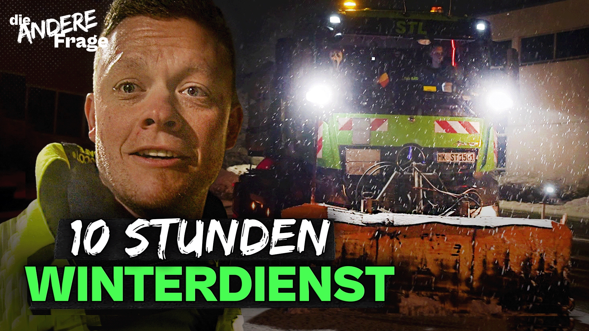 Schneechaos auf der Straße - im Einsatz mit dem Winterdienst | Die andere Frage