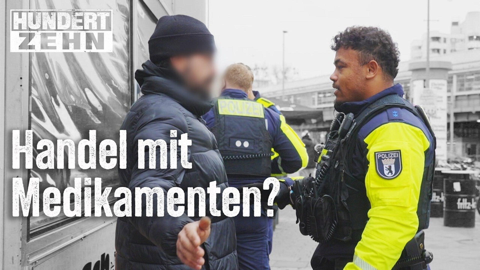 Polizei-Aufschlag am Kotti in Berlin | HUNDERTZEHN
