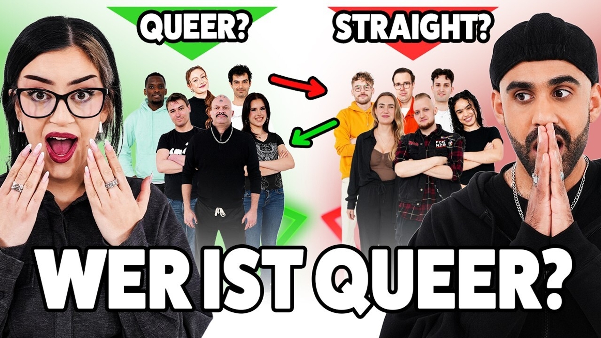 QUEER oder STRAIGHT?! 😱 Parshad & Milad testen ihre Menschenkenntnisse…