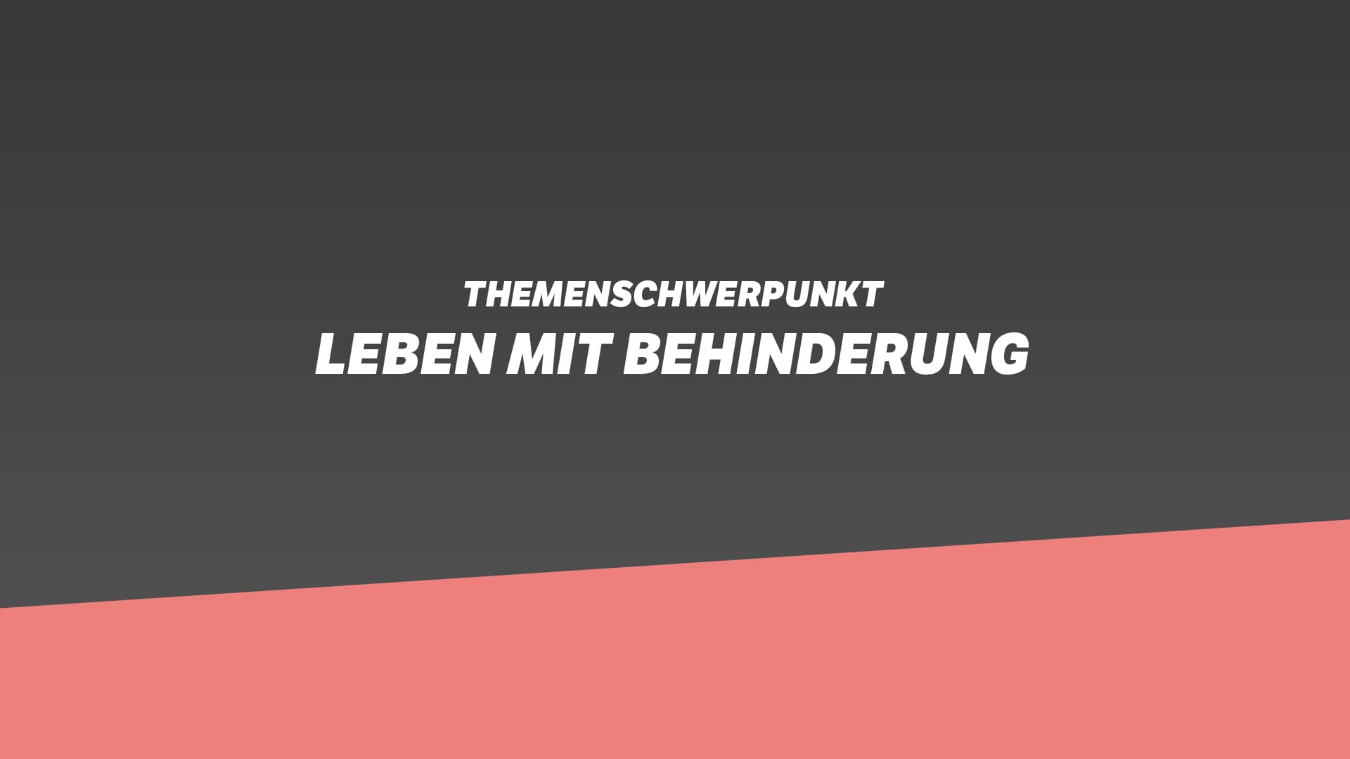 Link zum Artikel: funk Schwerpunkt: Leben mit Behinderung
