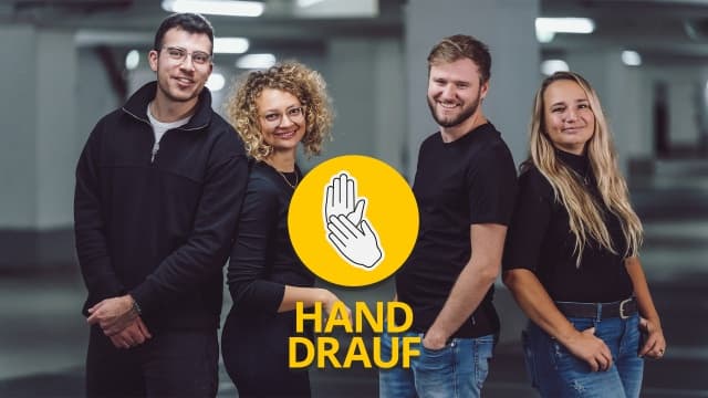 Link zur Formatseite von 'Hand Drauf'